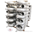 Wear corrosion resistant heat treatment casting tubes